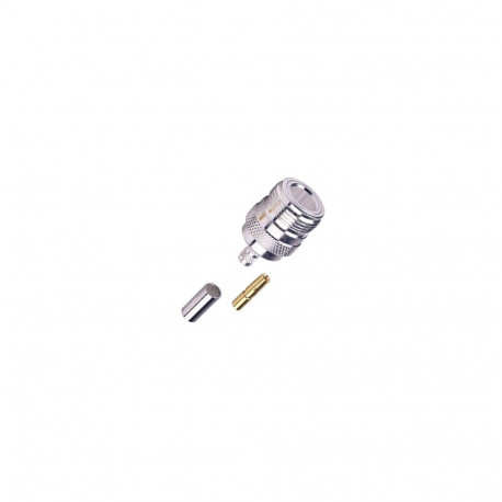 N female connector crimp-solder RG316/174