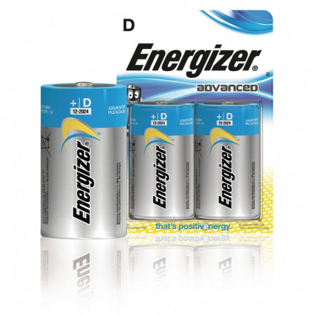 Energizer Advanced alkaline patarei D/LR20 2-pakk