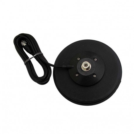 MAG 145 PL magnetic base Ø 160mm, 3,6m RG58 cable, UHF-M SIRIO