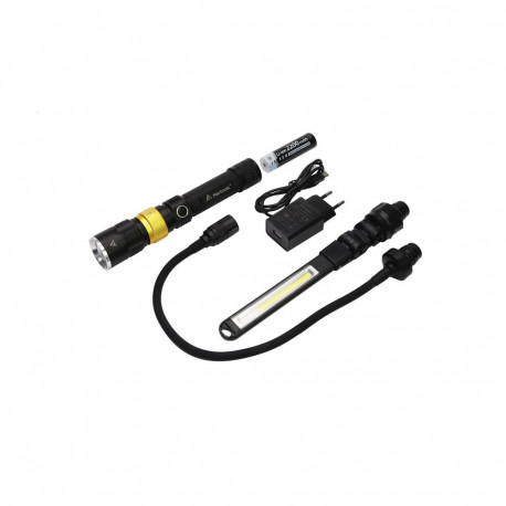 Mactronic Beemer 4 Valgustus komplekt: taskulamp + fookusega + 360D nurgaga pea UV+ valge, inspektee