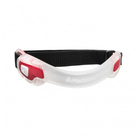 Mactronic JOGG LED band with velcro, red light 140lm, 2 x CR2032, 2 red LED, 40h