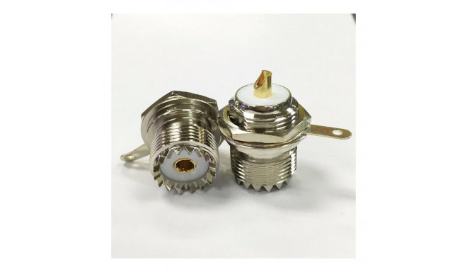 UHFpanel socket SO239 with nut