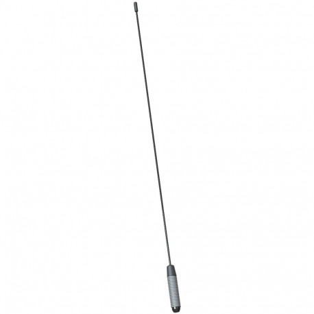 E135-300F 0 dB (M6) Flexible full 1/4 λ spring loaded customer tunable antenna whip