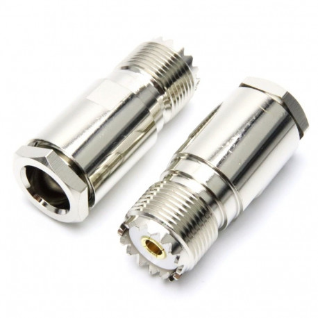 UHF female clamp RG58