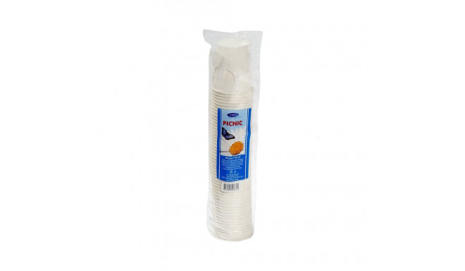 Smile papptopsid sangaga, 175ml, 50tk, valged