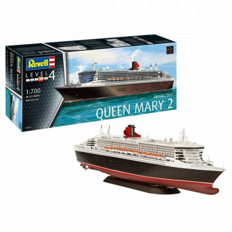 Product Title: Revell Queen Mary 2 Ocean Liner Model Kit - 1:700 Scale
Prod