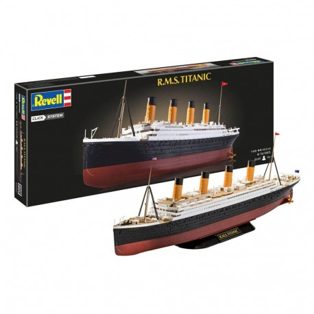 Plastic model ship RMS Titanic EC Multicolor 1:600