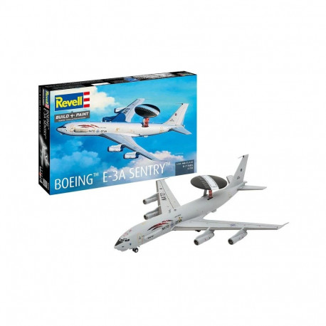 The Boeing E-3A Sentry (AWACS) in 1:144 scale is a popular plastic