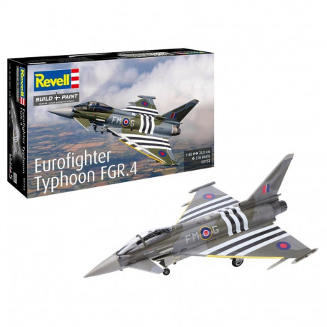 Here is a detailed product overview for a Eurofighter Typhoon FGR.4 Plastic Model Aircraft i