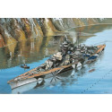 Plastic model ship Tirpitz 1:350