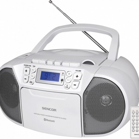 SENCOR SPT 3907W radio tape rec. CD,BT,MP3,USB