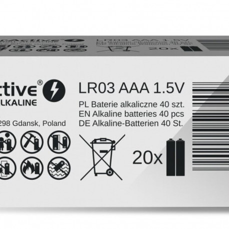 everActive battery LR03/AAA Alkaline 40pcs