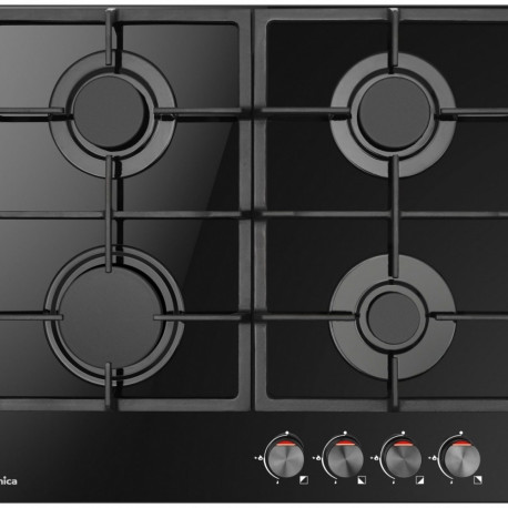 Gas hob on glass PGCA6100APB