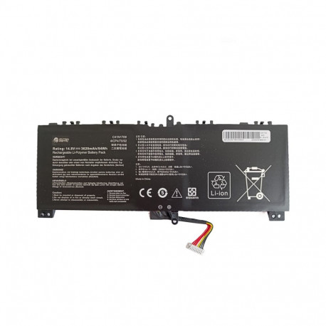 Replacement Battery - ASUS C41N1709 3620mAh Replacement Battery