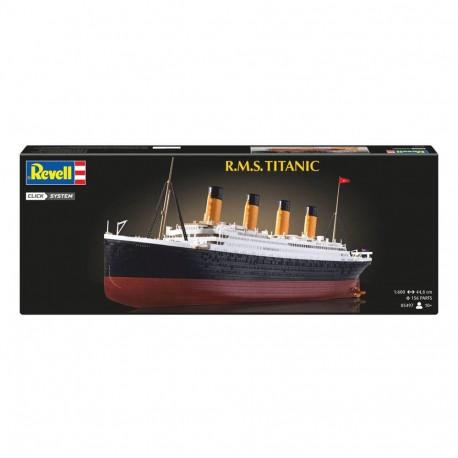Model plastikowy statek rms titanic ec multicolor 1:600
