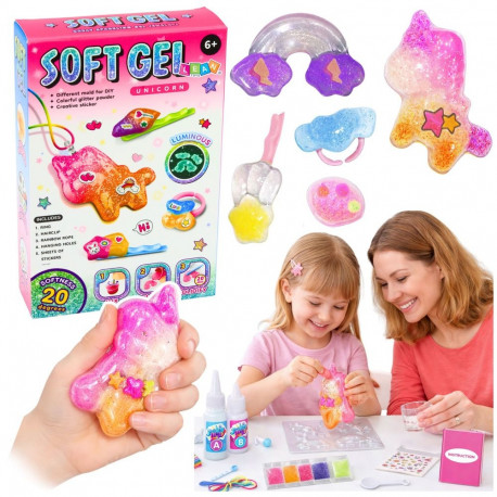 loominguline DIY komplekt geel ehetele pimedas helendavad figuurid