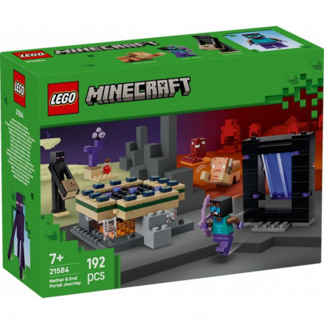 Minecrafti klotsid 21584 teekond läbi Netheri ja Endi portaali