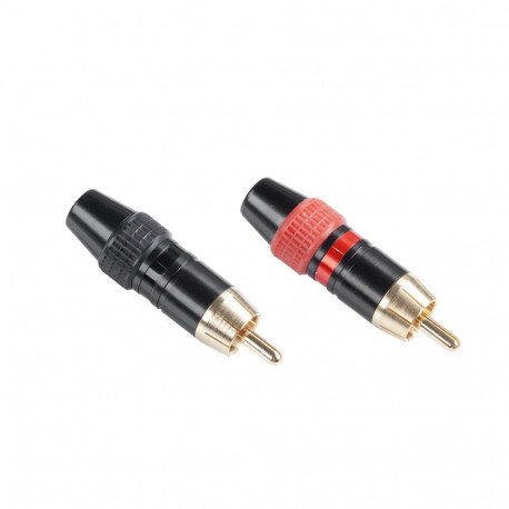 Wtyk RCA metallist HD-290 (10 tk.)
