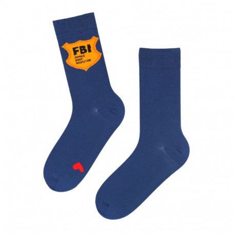 SOKISAHTEL FBI sinised puuvillased sokid meestele