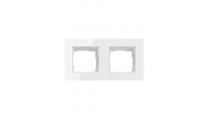 Avatto 2 Socket TS20 light switch frame (white)