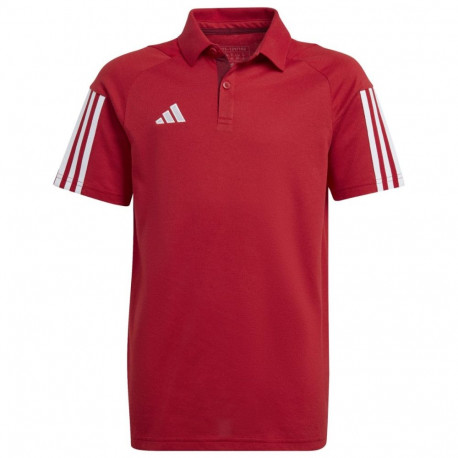 Koszulka dla dzieci adidas Tiro 23 Competition Cotton Polo czerwona HI4715 164cm