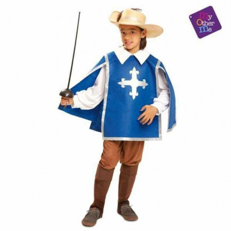 Costume for Children My Other Me Male Musketeer Blue - 10-12 Years