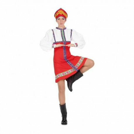 Costume for Adults My Other Me 2 Pieces Russian Woman Red - M/L