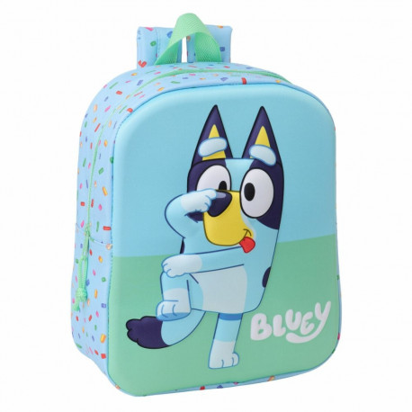 School Bag Bluey Blue 22 x 27 x 10 cm
