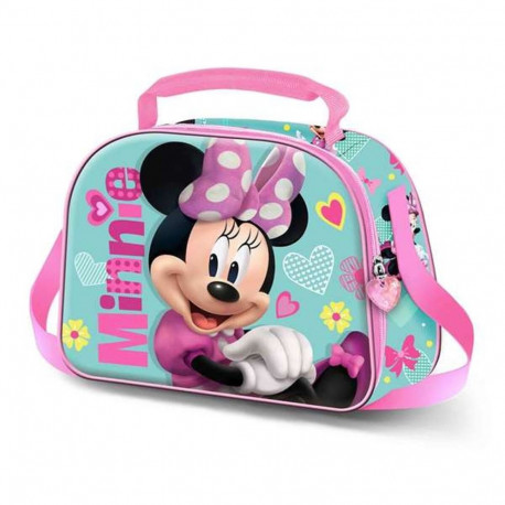 snack bag Minnie Mouse Pink 20 x 26 x 10 cm