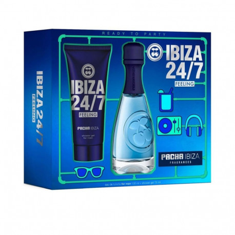 Meeste parfüümi komplekt Pacha Ibiza 24/7 Feeling 2 Tükid, osad