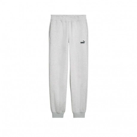 Long Sports Trousers Puma Essentials Small No. 1 Logo Light grey Lady - M