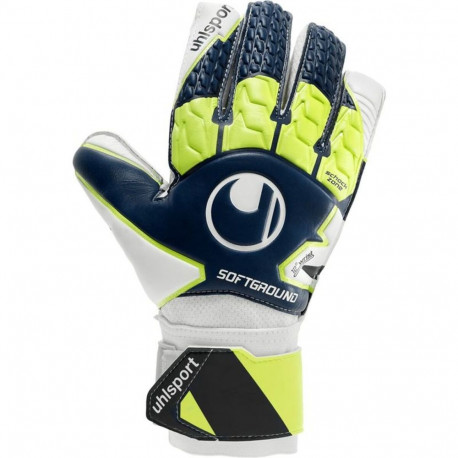 Goalkeeper Gloves Uhlsport Soft Advanced Yellow Adults - 7,5