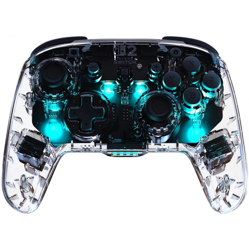 Turtle Beach juhtmevaba mängupult Afterglow Nintendo Switch 2, läbipaistev