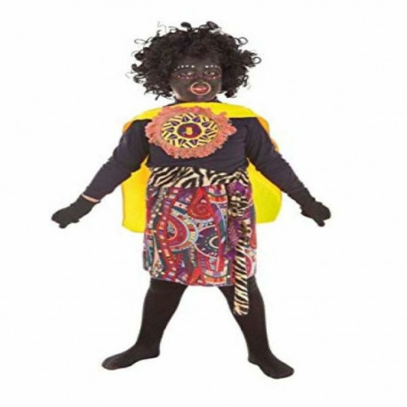 Costume for Children African Man Jungle (3 Pieces) - 11-13 Years