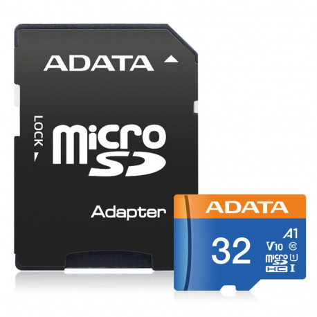 "CARD MicroSD 32GB ADATA SDHC (UHS-I Class 10) m. A. retail"