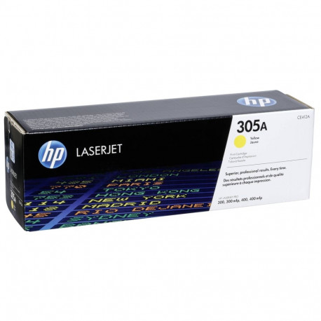 "HP CE412A #305A yellow Verpackung beschädigt"