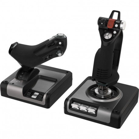 "Logitech X52 Professional H.O.T.A.S. Joystick and throttle wired for PC"
