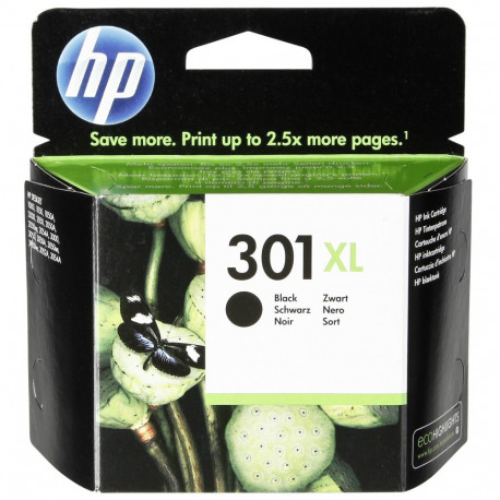 "HP 301XL original Ink cartridge CH563EE UUS black high capacity 480 pages 1-pack"