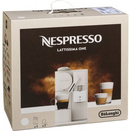 "DeLonghi Kaffeemaschine Nespresso Lattissima One EN510.W *weiß*"