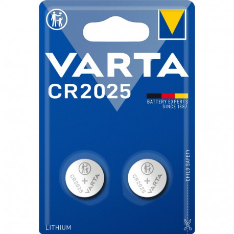 "Batterie Knopfzelle CR2025 *Varta* 2-Pack"
