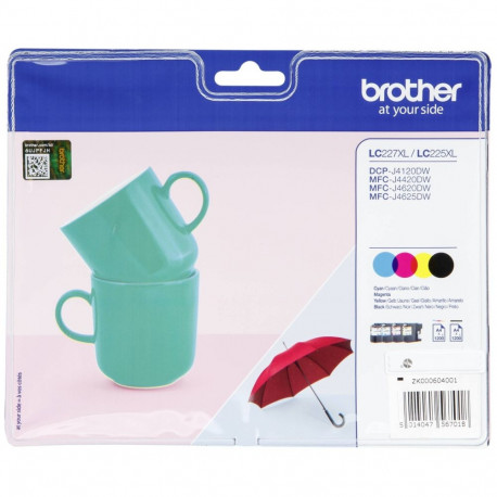 "Brother Tinte LC-227XLVALBP Value Pack (BK/C/M/Y)"