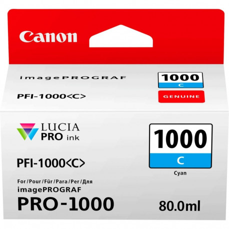 "Canon PFI1000C cyan"