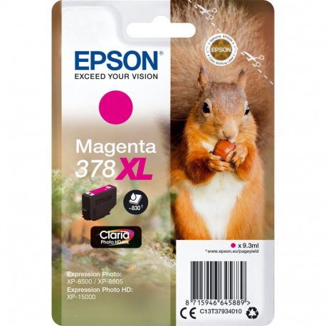 "Epson Tinte 378XL C13T37934010 Magenta bis zu 830 Seiten"