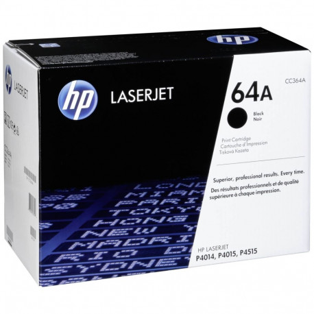 "HP 64A original LaserJet Toner cartridge CC364A black standard capacity 10.000 pages 1-pack Smart P