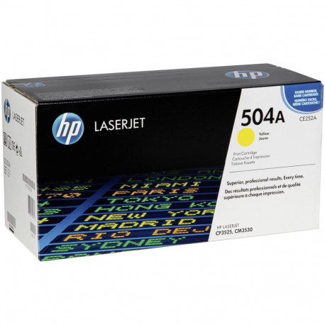 "HP 504A original Colour LaserJet Toner cartridge CE252A yellow standard capacity 7.000 pages 1-pack
