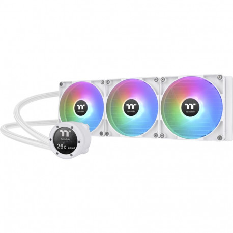 "K Cooler Wasserkühlung Thermaltake TH420 V2 Ultra ARGB Sync CPU Liquid Cooler Snow Edition All-In-O