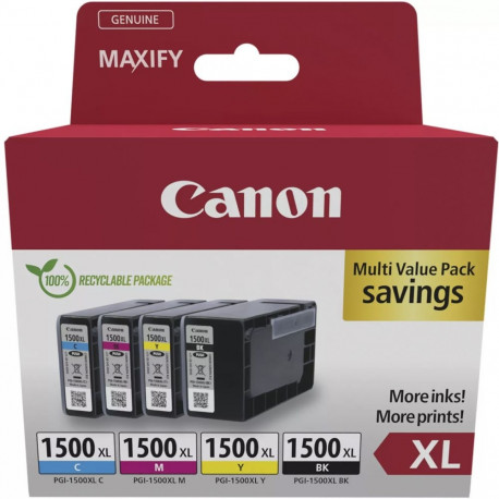 "Canon Tinte PGI-1500XL 9182B010 4er Multipack (BK/C/M/Y)"