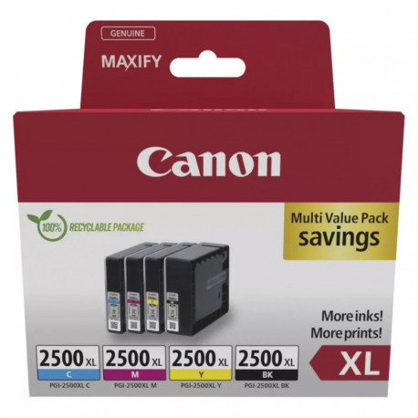 "Canon Tinte PGI-2500XL 9254B010 4er Multipack (BK/C/M/Y)"