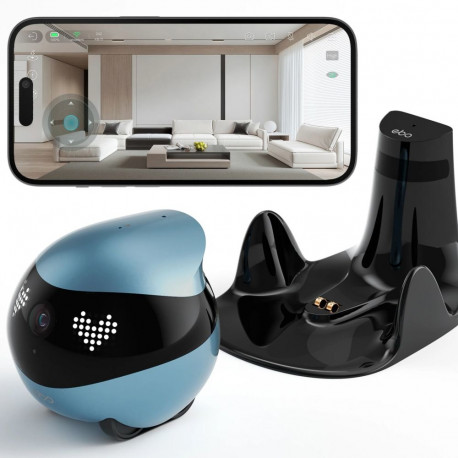 Enabot - EBO AIR 2 - domowy, mobilny robot monitorujący (niebieski)