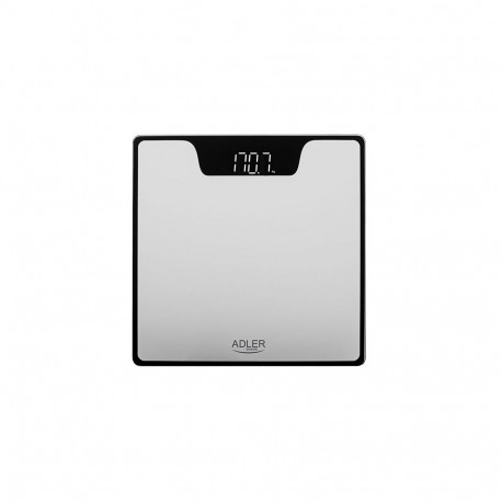 Adler Bathroom Scale AD 8174s Maximum weight (capacity) 180 kg, Accuracy 100 g, Silver